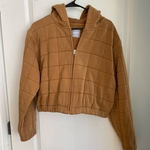 Aritiza TNA Cozy Boyfriend Fleece Cropped Hoodie